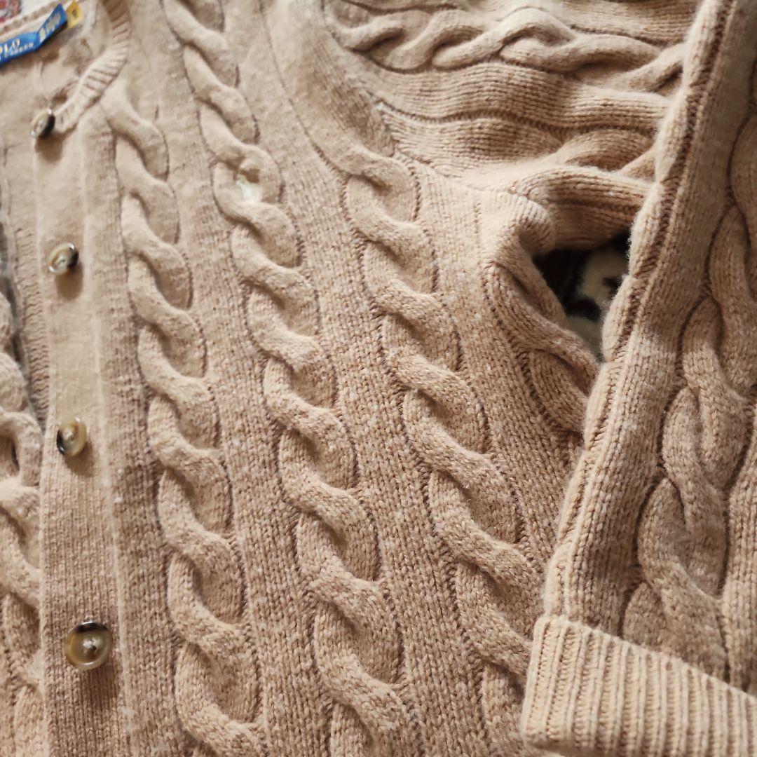 Polo Ralph Lauren ベージュ カーディガン XLサイズ
