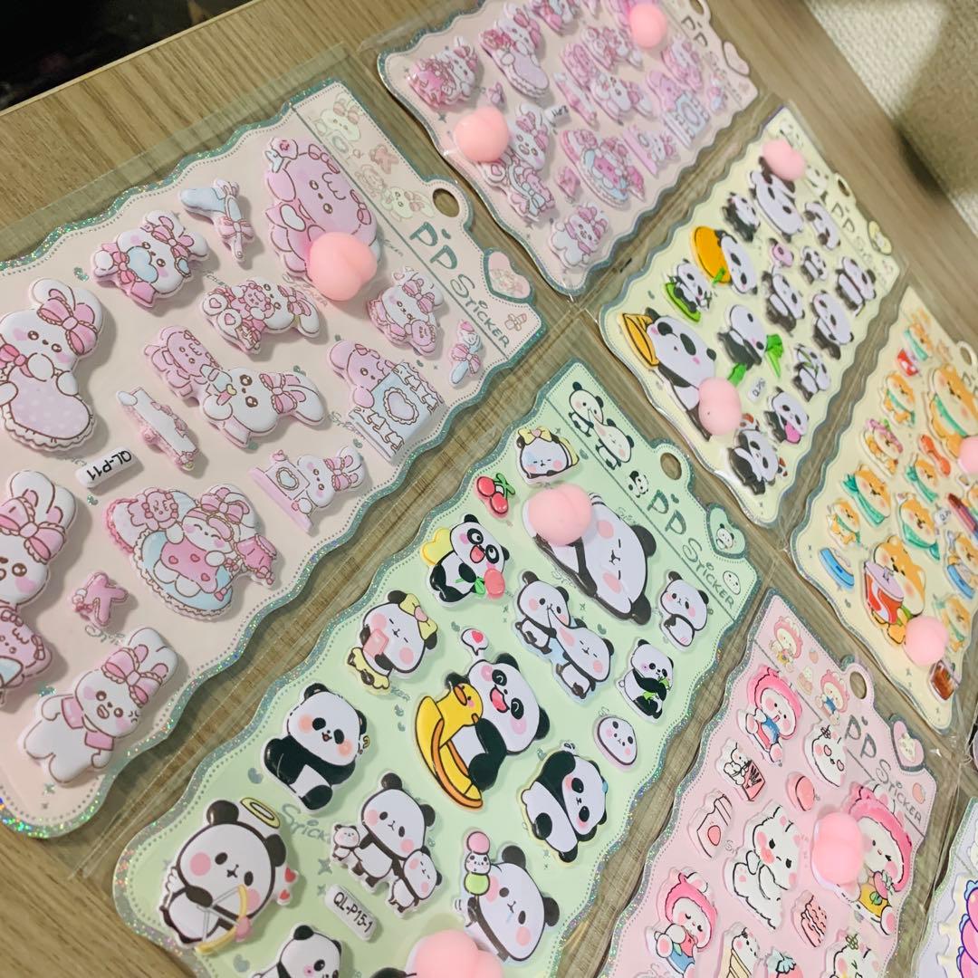 【千恵美】おしりシール　おしりぷにぷにシール　もちもちシール　6枚セット