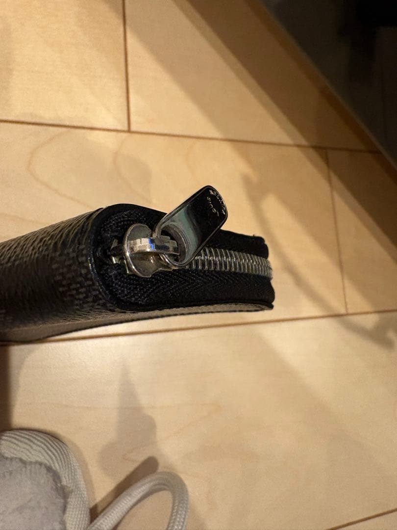 Louis Vuitton ダミエ ケース 黒 レザー 専用