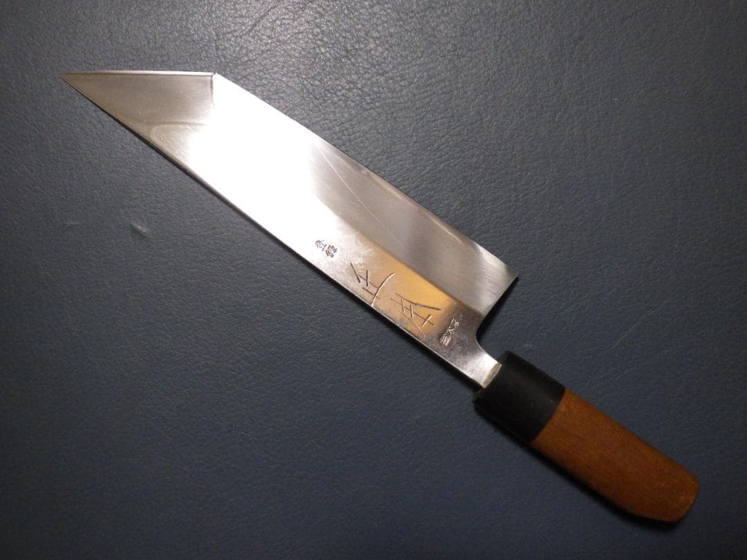 Y*E様 正本総本店★玉白鋼・鰻サキ包丁刃渡195ｍｍアゴ★型番KS1219