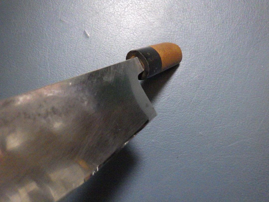 Y*E様 正本総本店★玉白鋼・鰻サキ包丁刃渡195ｍｍアゴ★型番KS1219