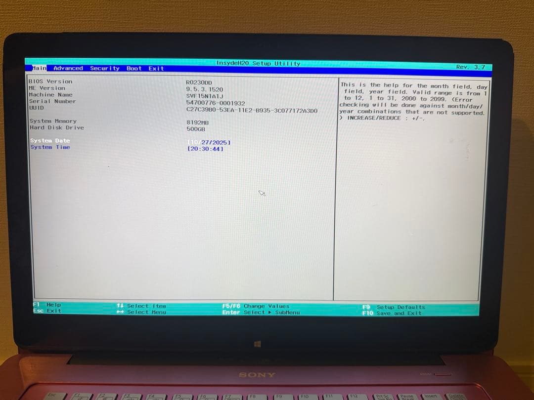 【ジャンク】SONY VAIO Fit 15A i7 4500U 500GB