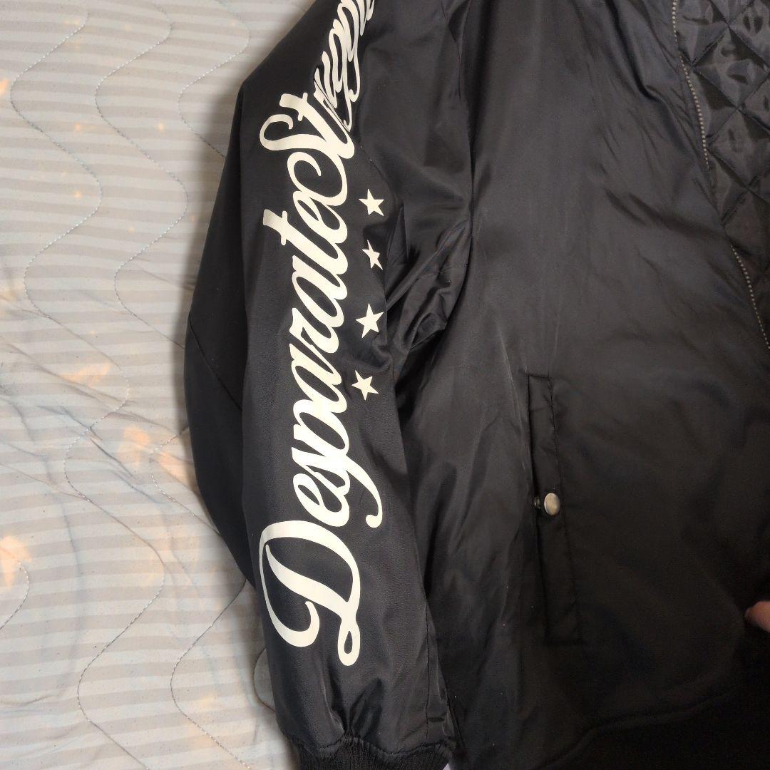 こーじー様✿サテン製スカジャン ブラックxベージュ ブルゾンまとめ売り