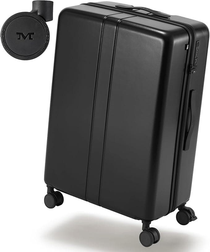 ブラックキャリーケース 4輪 ダブルジッパー