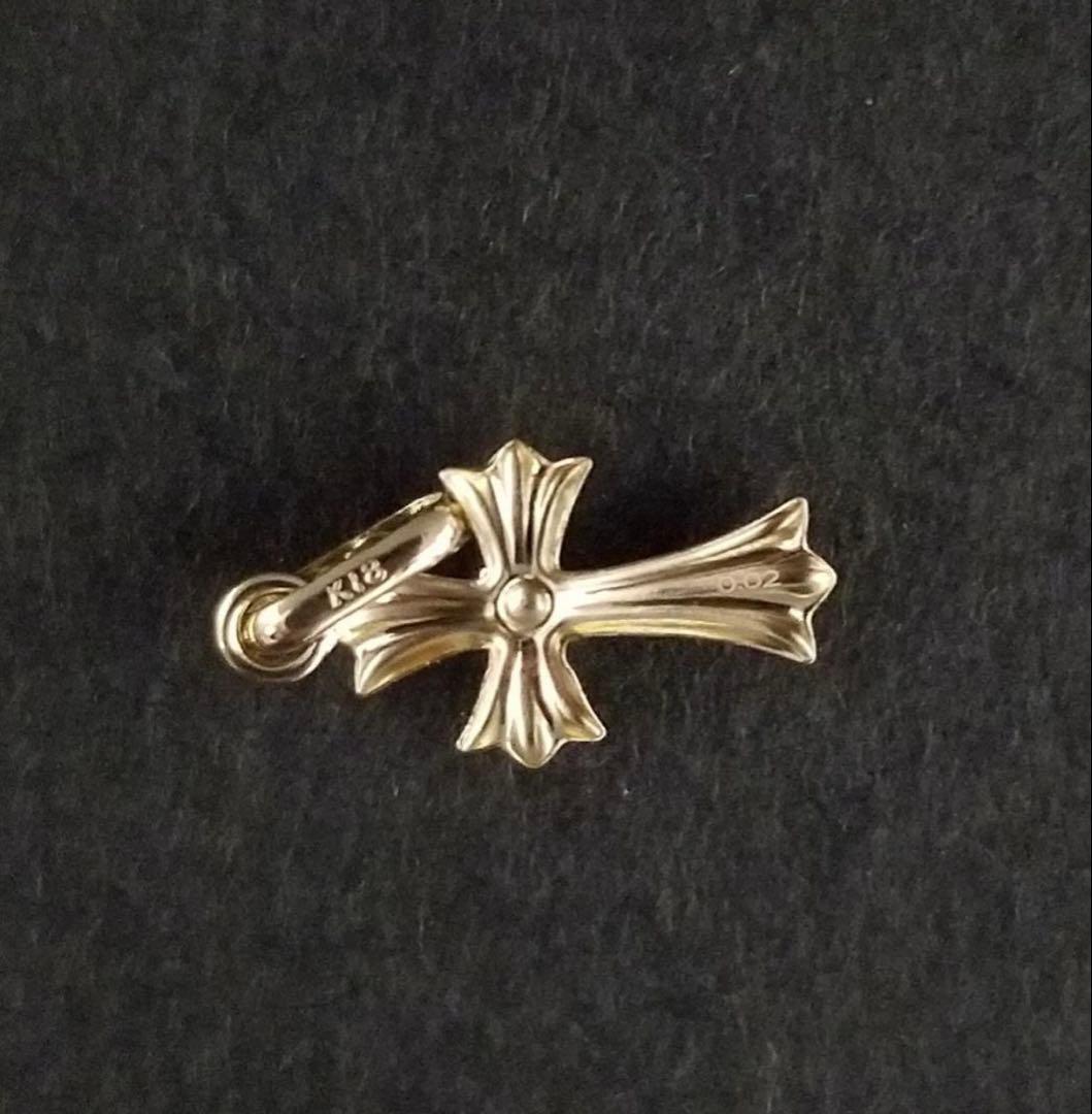 【本物/正規品】18金/K18/喜平 ネックレス/50cm 天然ダイア付きクロス