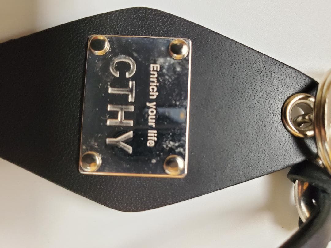 【CTHY】 LEATHER ROOM KEYRING