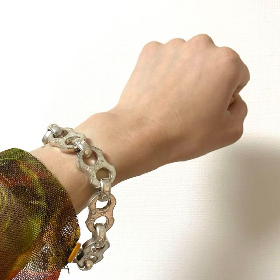 ハードウェア シルバー925 ブレスレット チェーン シルバー ヴィンテージ
