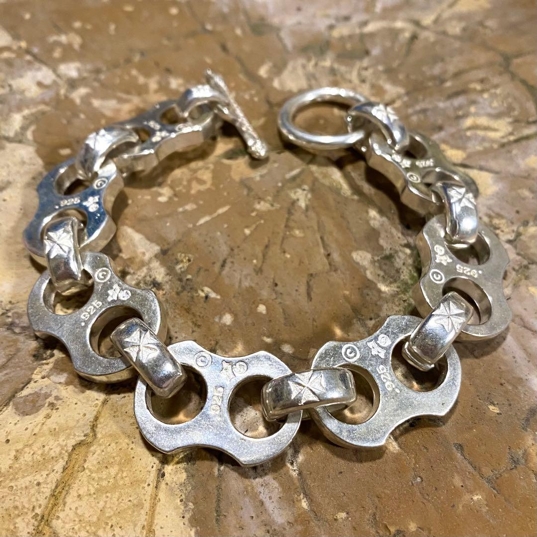 ハードウェア シルバー925 ブレスレット チェーン シルバー ヴィンテージ