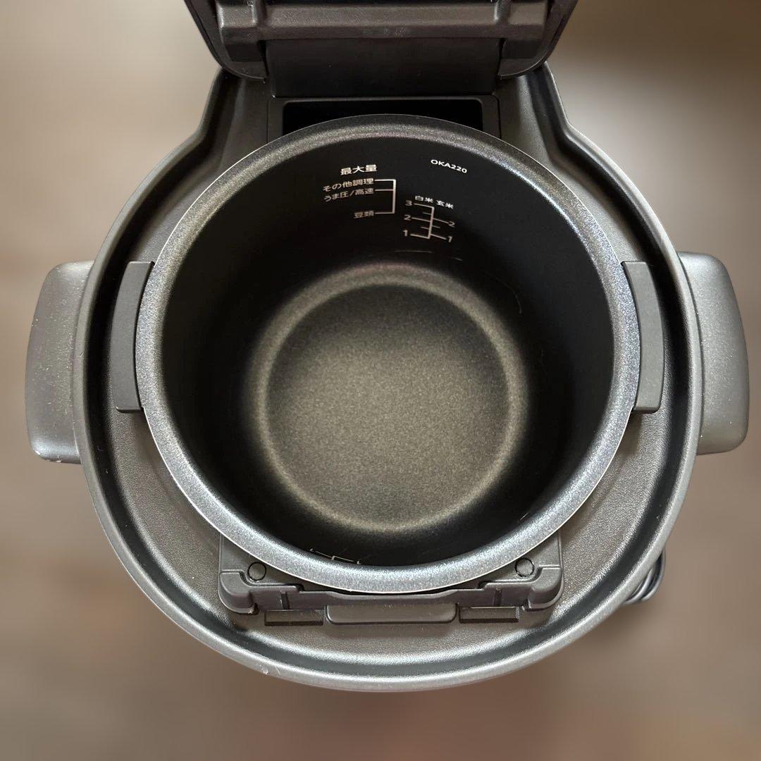 【美品】TIGER タイガー 電気圧力鍋 COK-A220 ブラック