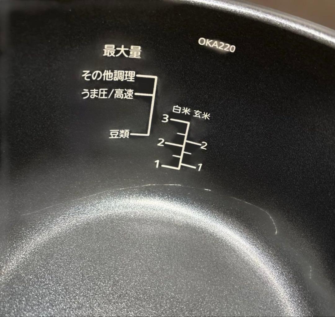 【美品】TIGER タイガー 電気圧力鍋 COK-A220 ブラック