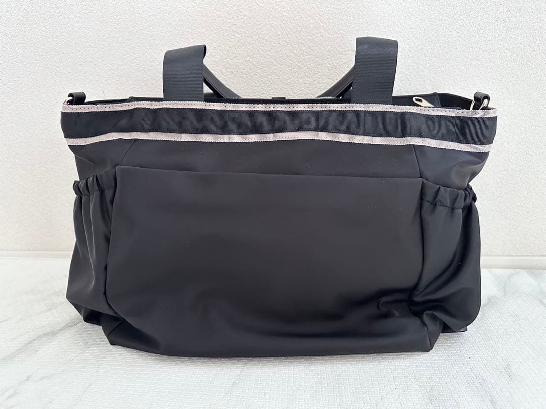tocca DUAL RIBBON NYLON TOTE L トートバッグ L