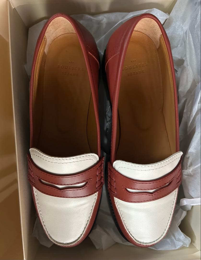 Sezane レザー ローファー