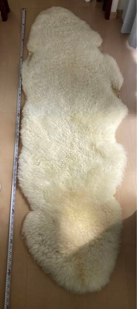 Bowron 羊毛ラグ クリーム色 ニュージーランド産