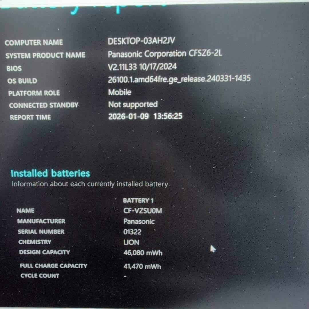 LET'S NOTE SZ6 第7世代i5 SSD256GB 8GB Win11