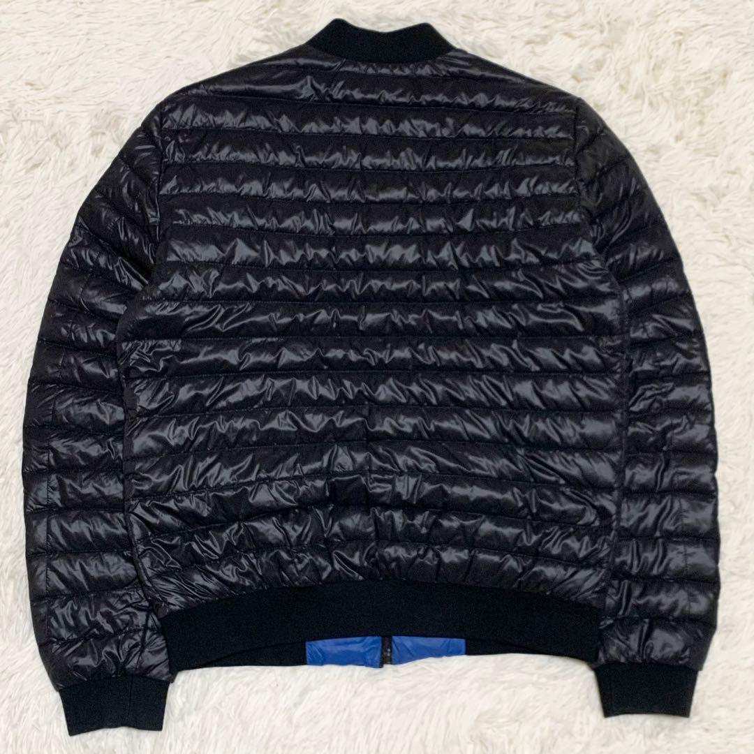 【aks】プラダ ボンバー SGH827 ロゴプレート ブラック 46