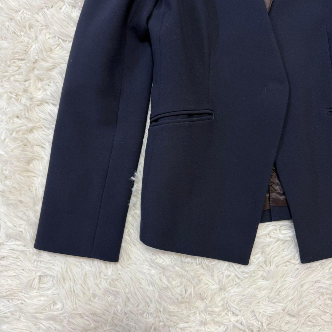 ✨未使用級✨グリーンレーベルリラクシング パンツスーツ ノーカラー 近年モデル