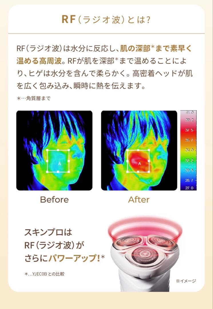 ヤーマン　美容メンズシェーバー　HOT SHAVE