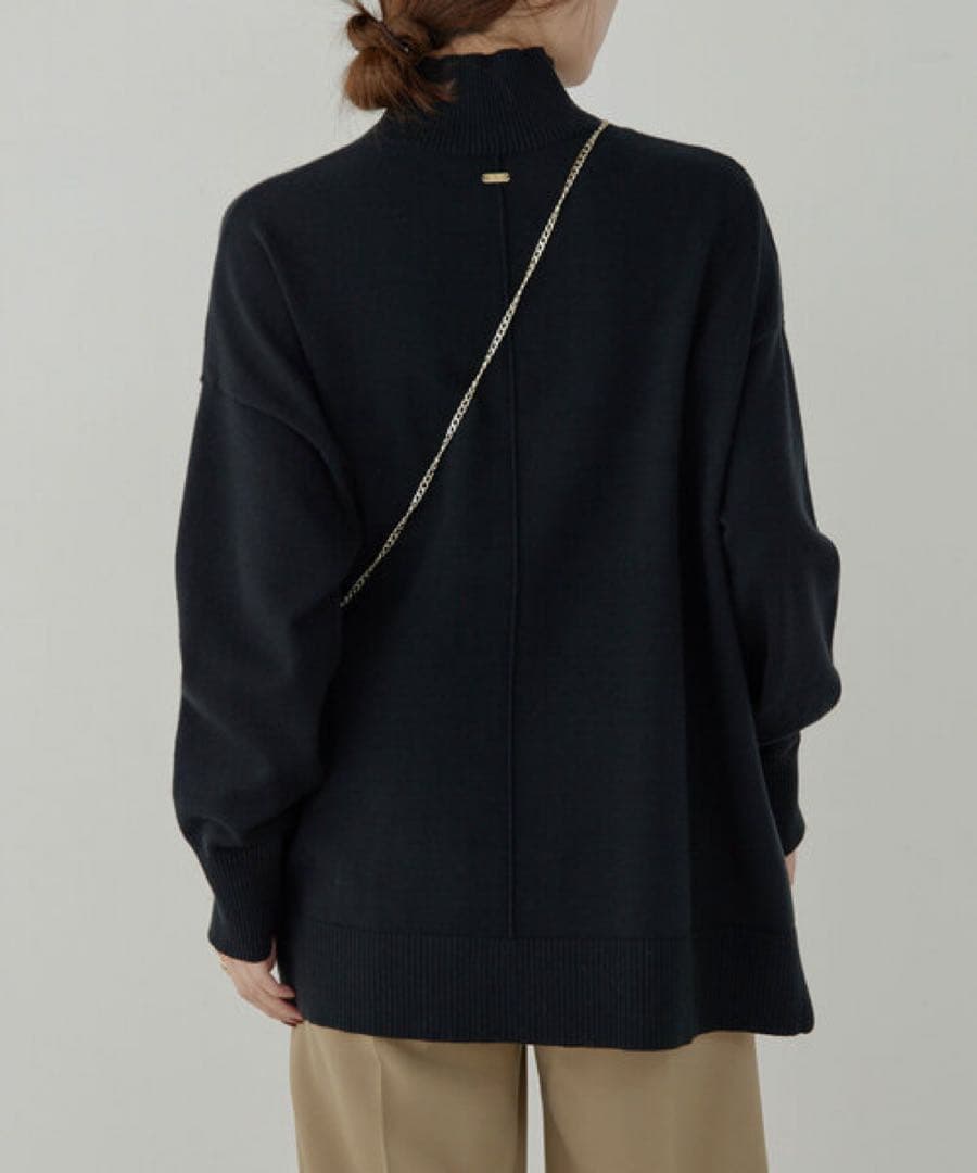 【新品タグ付き】GALLARDAGALANTE　オーバータートルニット　ブラック