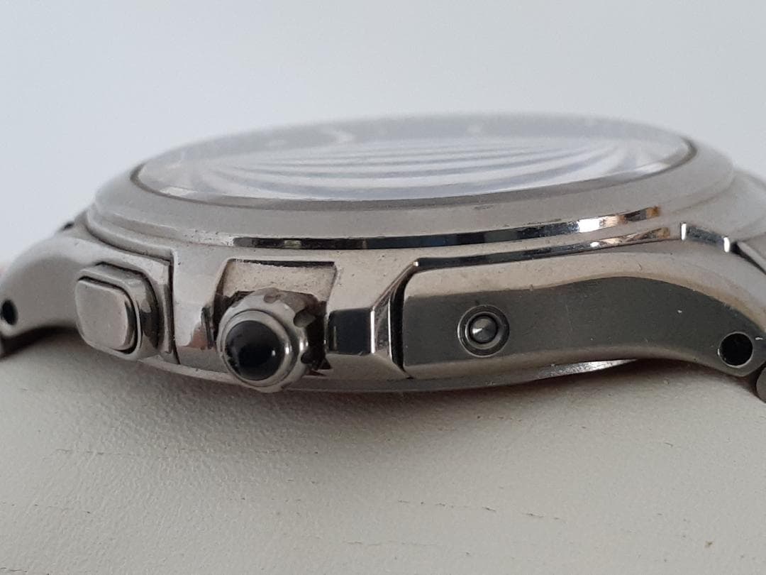 【高級・チタンモデル】CITIZEN エクシード エコ・ドライブ電波時計 稼働品