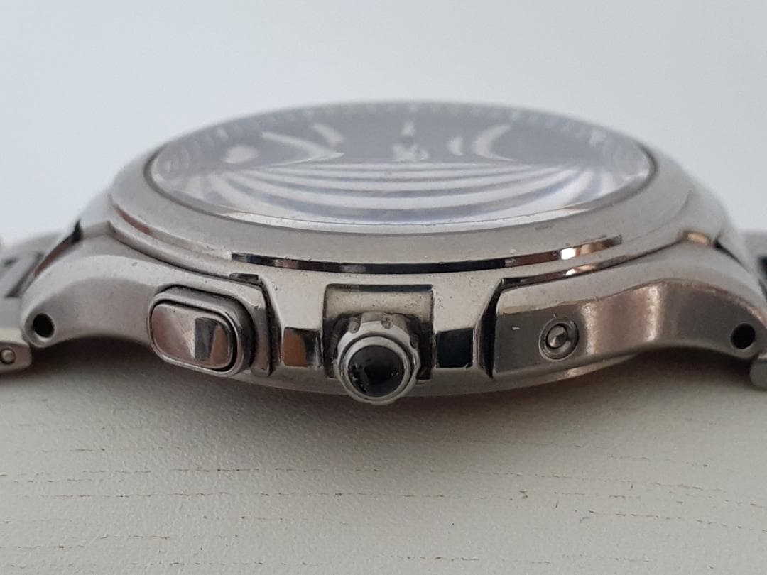 【高級・チタンモデル】CITIZEN エクシード エコ・ドライブ電波時計 稼働品