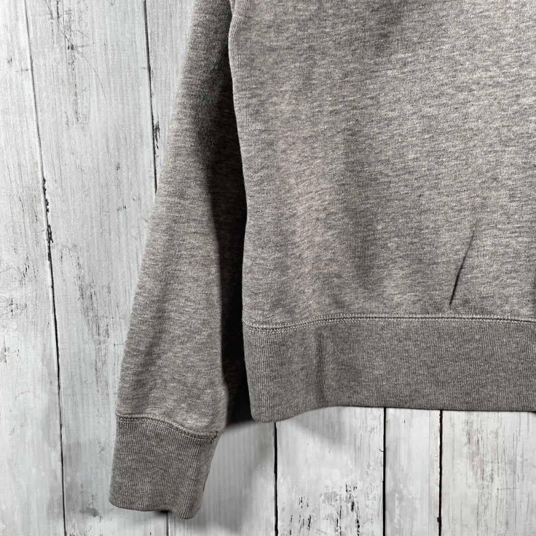 ポロラルフローレン ジップアップ スウェット フーディー パーカー M グレー