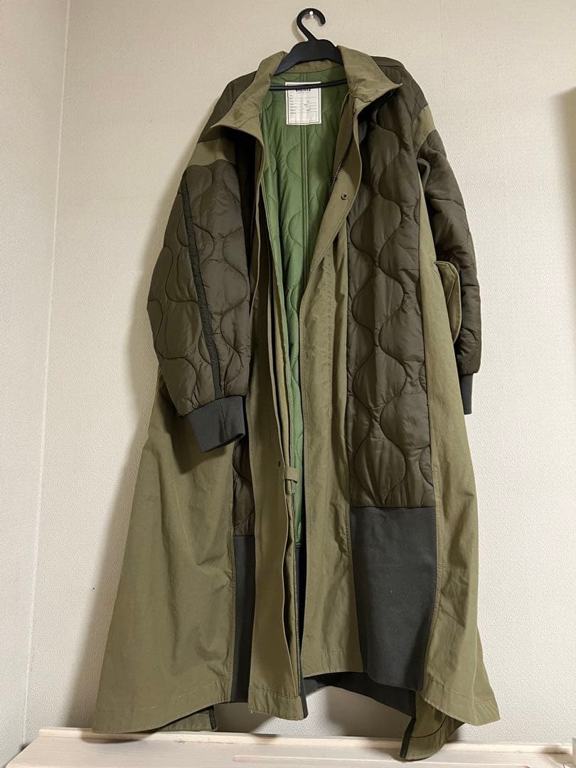 【etsinta/エシンタ】切替マキシミリタリーコート