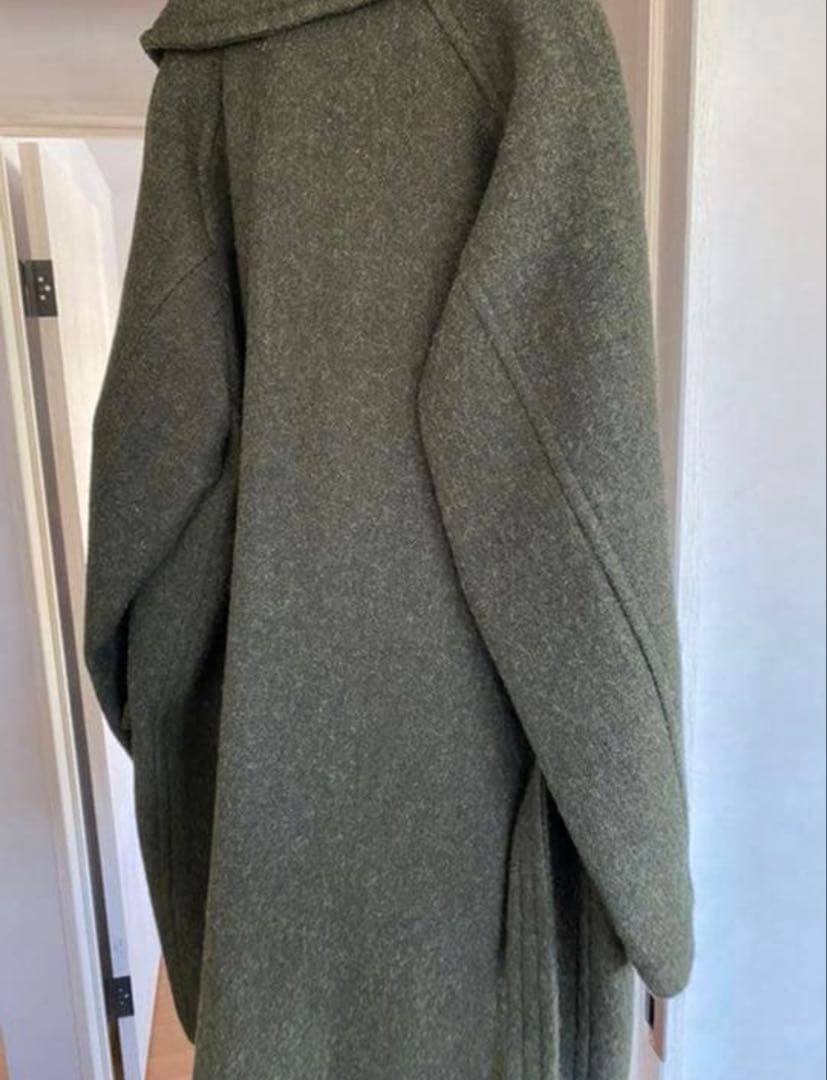 comoli 19aw ウールショールカラー