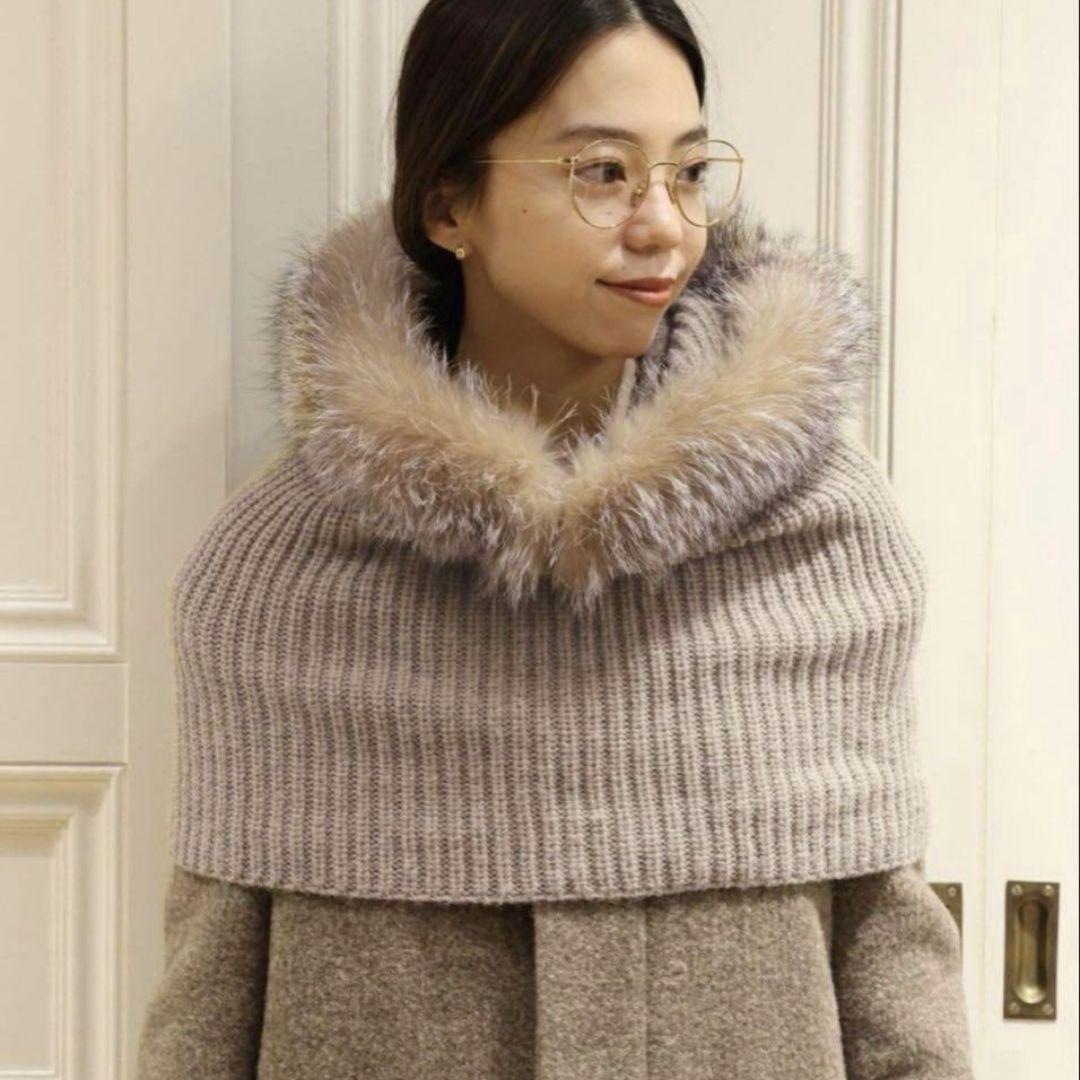 新品 FRATELLI TALLI ファー付き バラクラバ ドゥーズィエムクラス