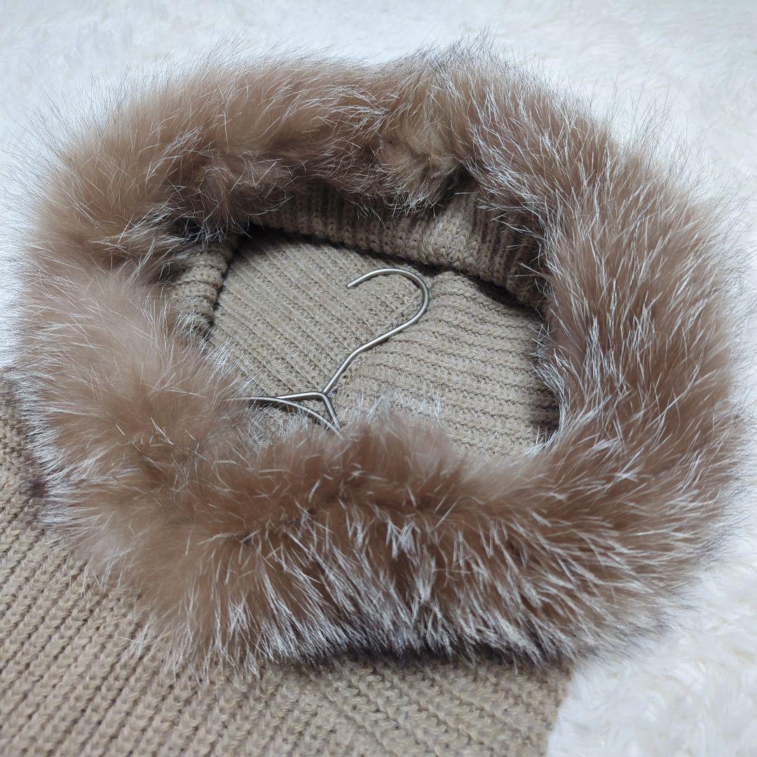 新品 FRATELLI TALLI ファー付き バラクラバ ドゥーズィエムクラス