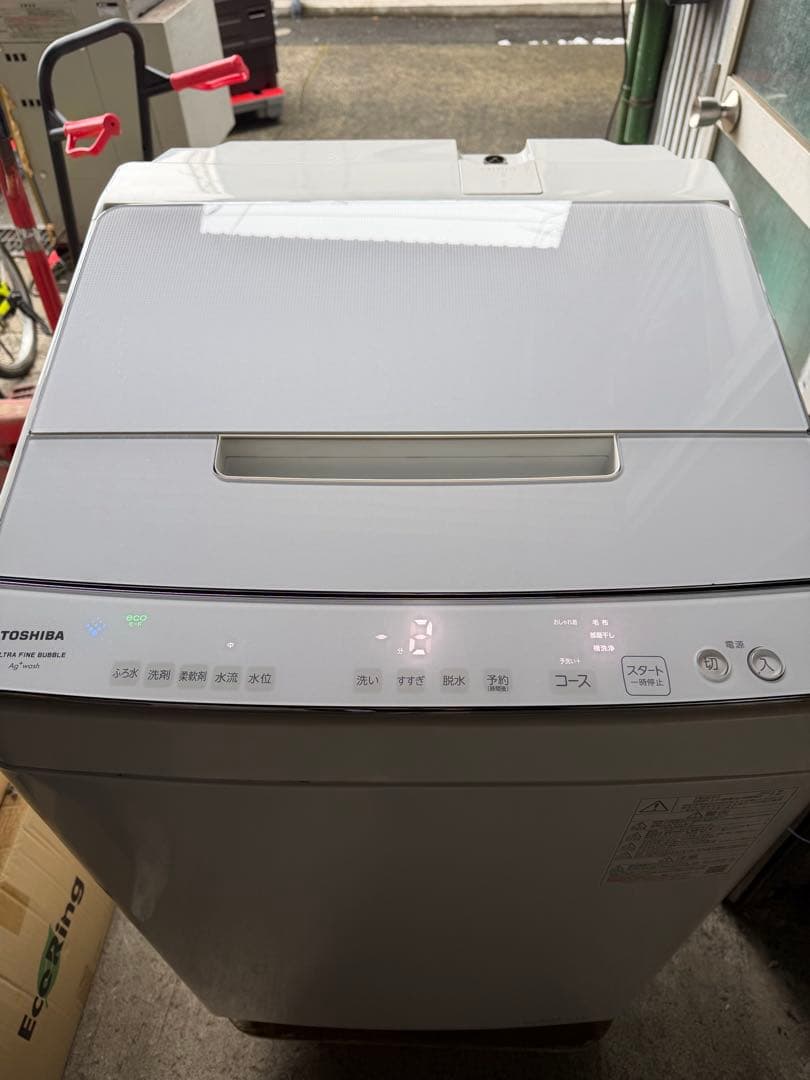 【美品】TOSHIBA　東芝　全自動洗濯機　12㎏　AW-12DP2自動投入