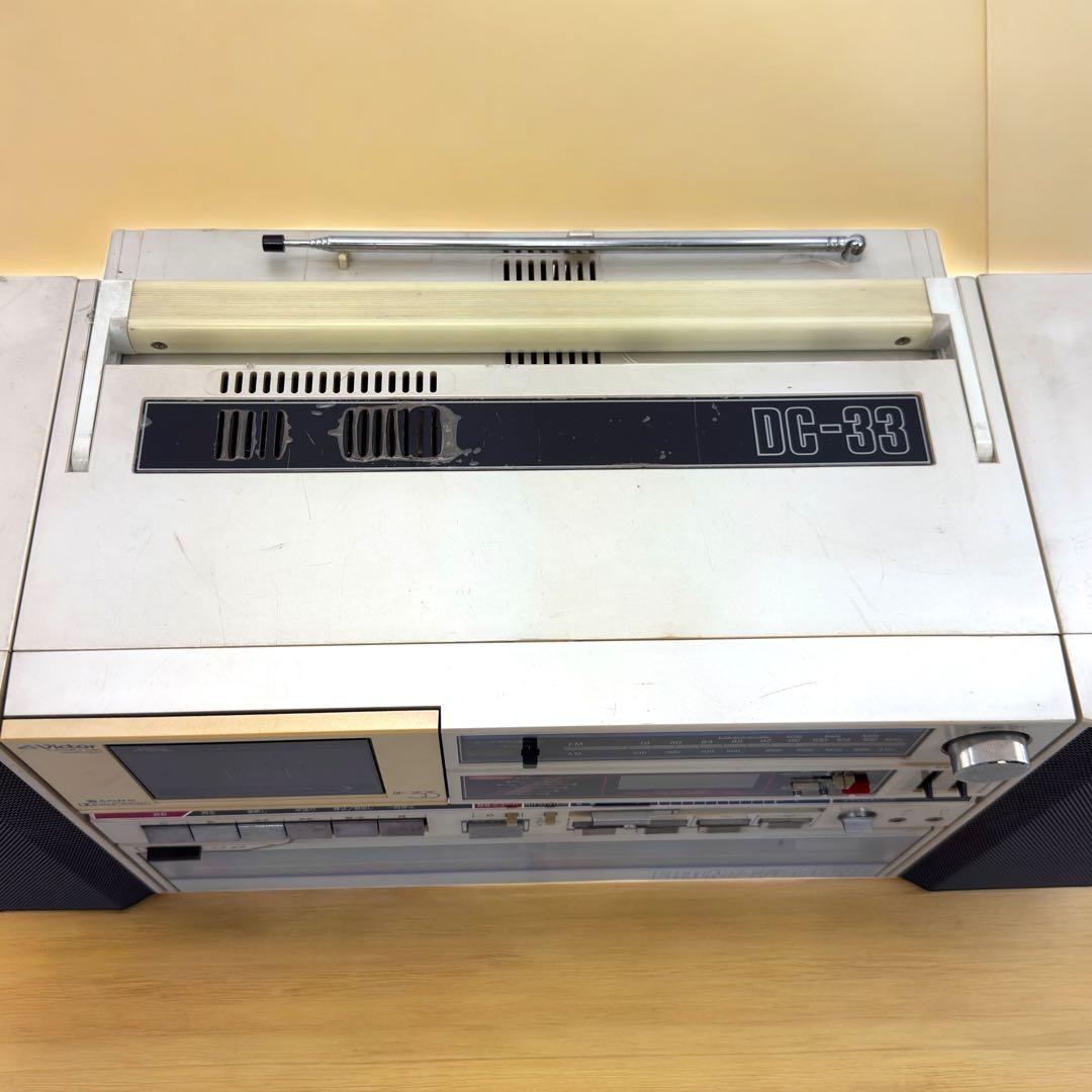 Victor ビクター DC-33 ポータブルディスクコンポ　昭和レトロ 現状品