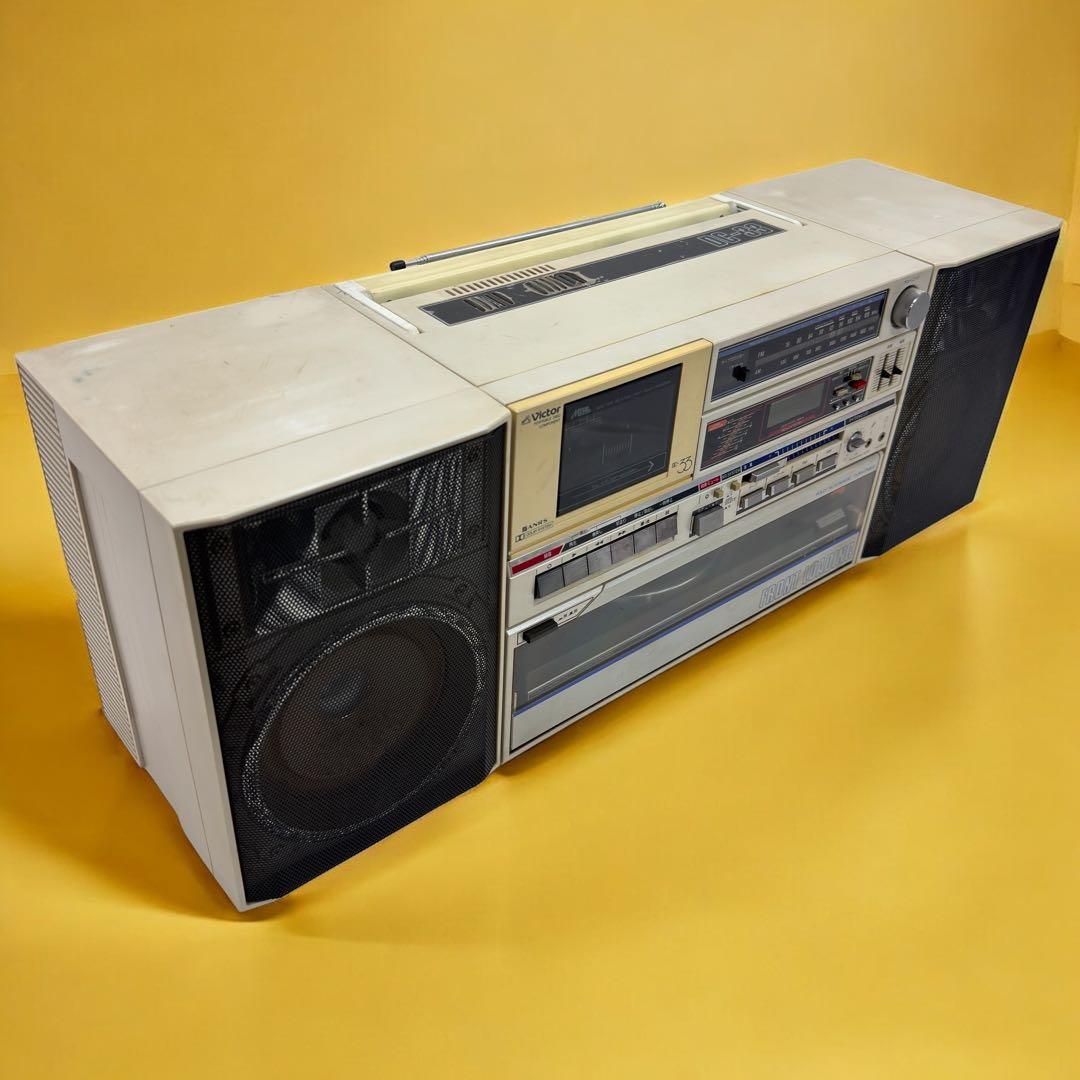 Victor ビクター DC-33 ポータブルディスクコンポ　昭和レトロ 現状品