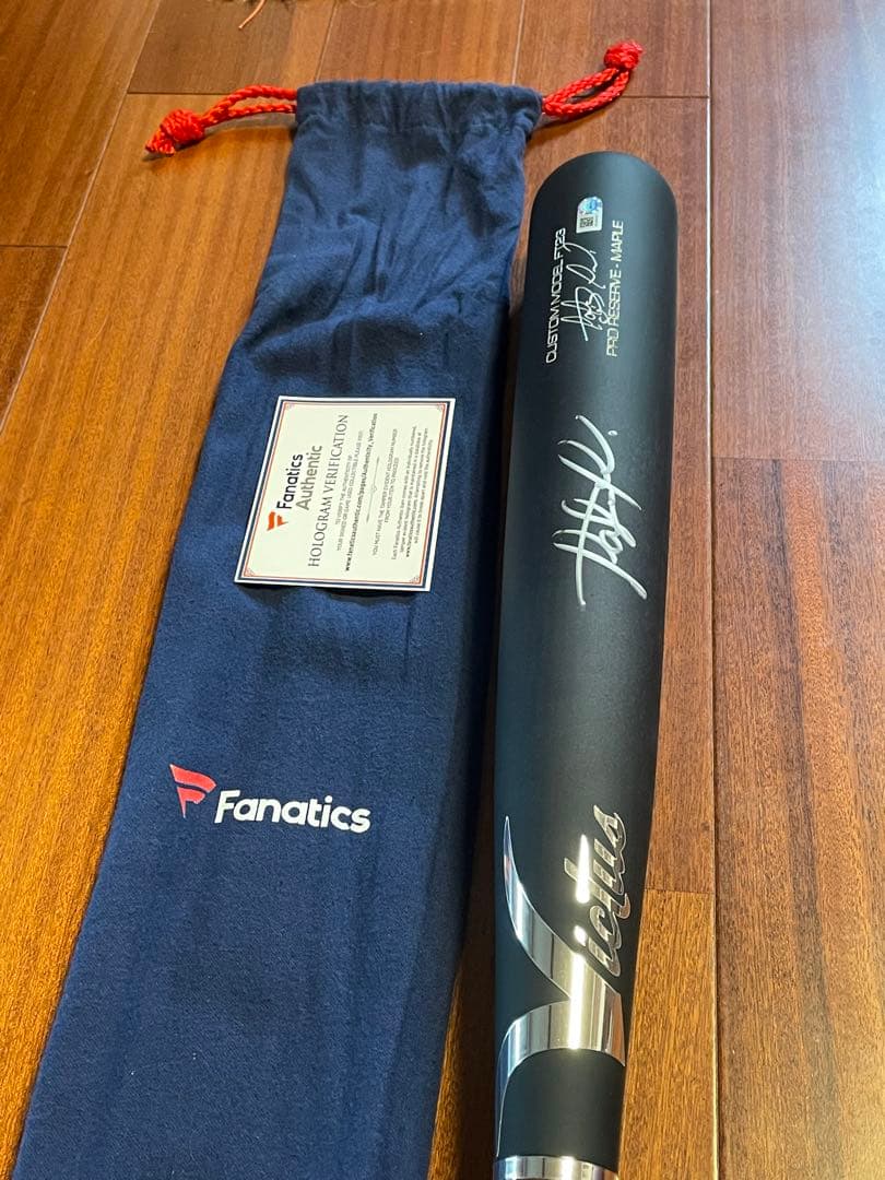 フェルナンド　タティスjr 直筆サイン入りゲームモデルバット　Fanatics