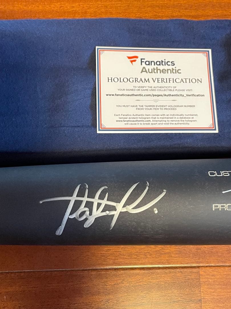 フェルナンド　タティスjr 直筆サイン入りゲームモデルバット　Fanatics