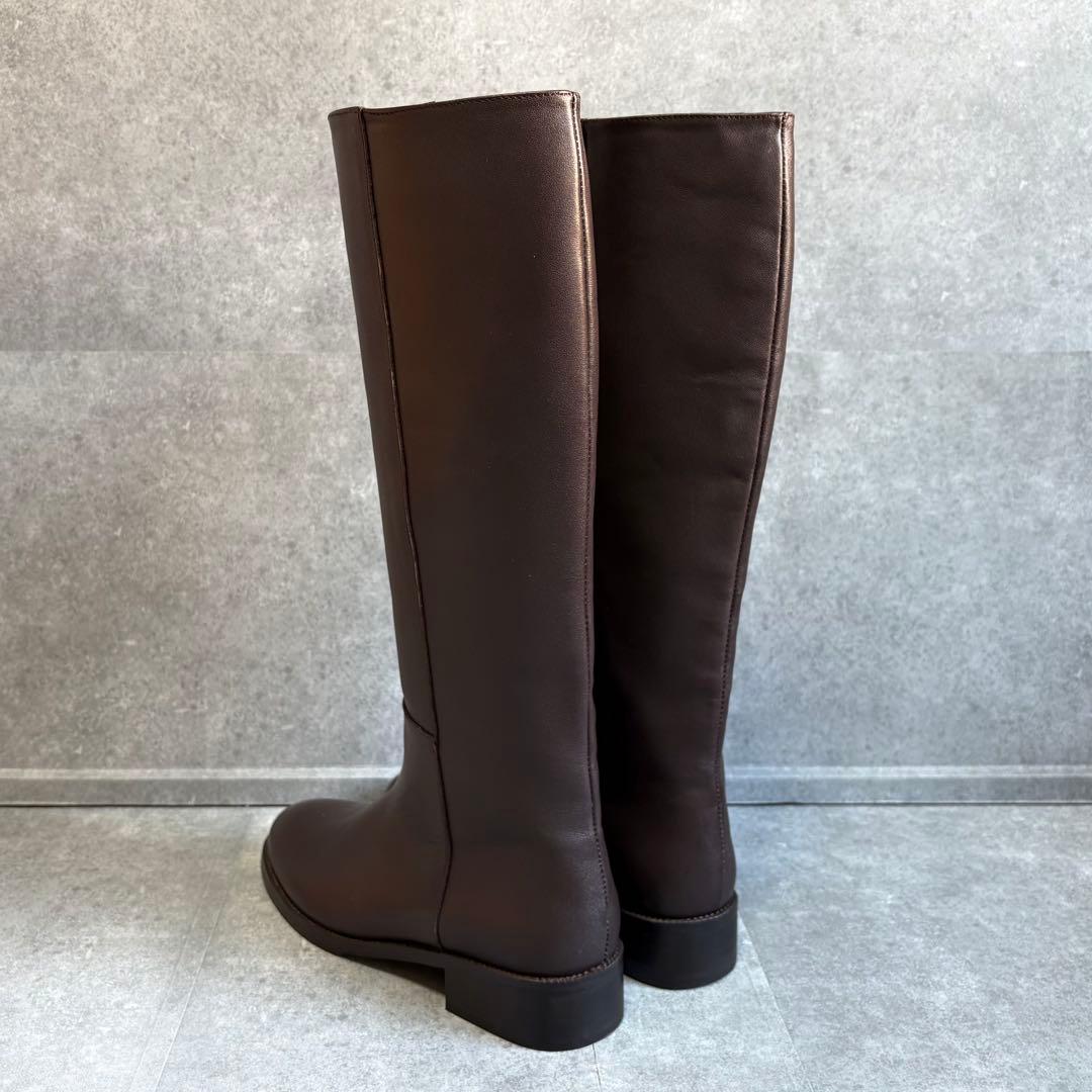 【未使用品】REMME レメ レザー ロングブーツ 24cm ジョッキーブーツ
