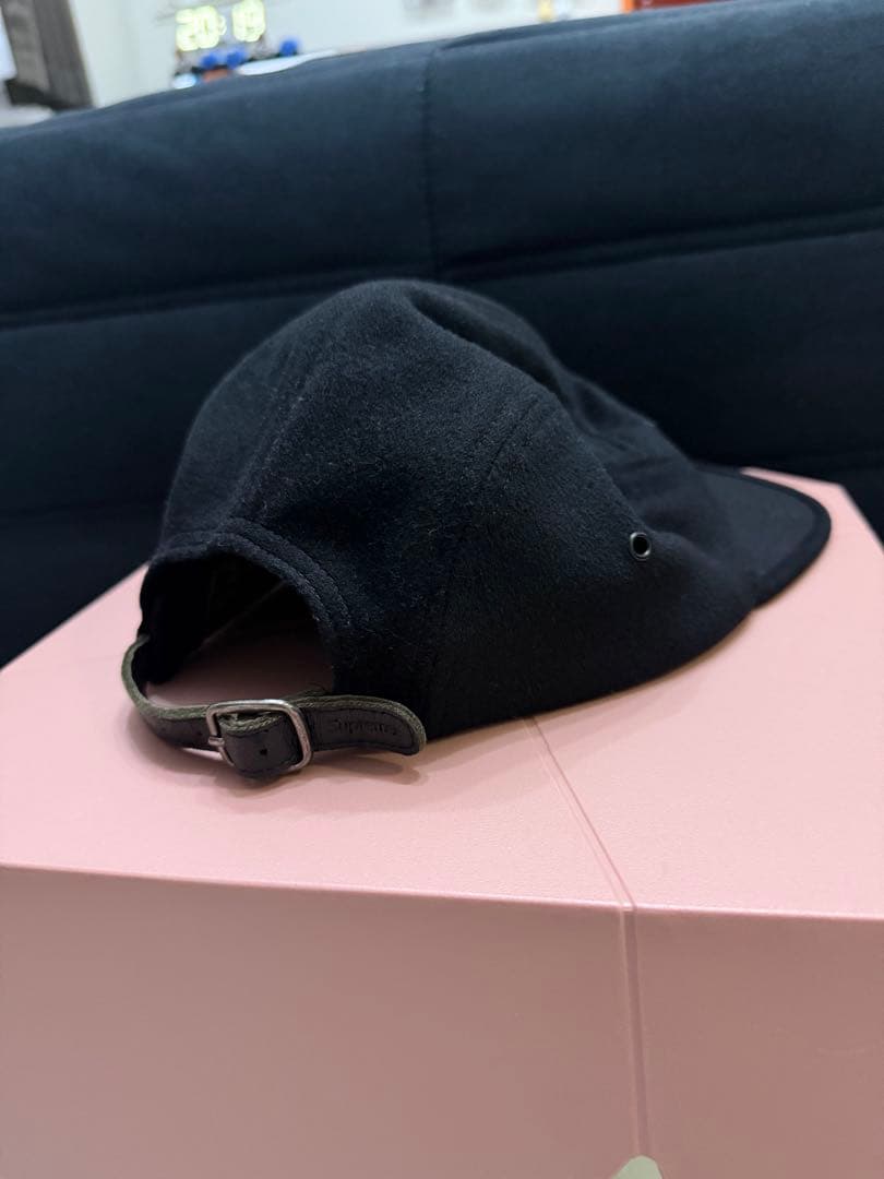 Supreme ブラックキャップ 100%ウール　2017