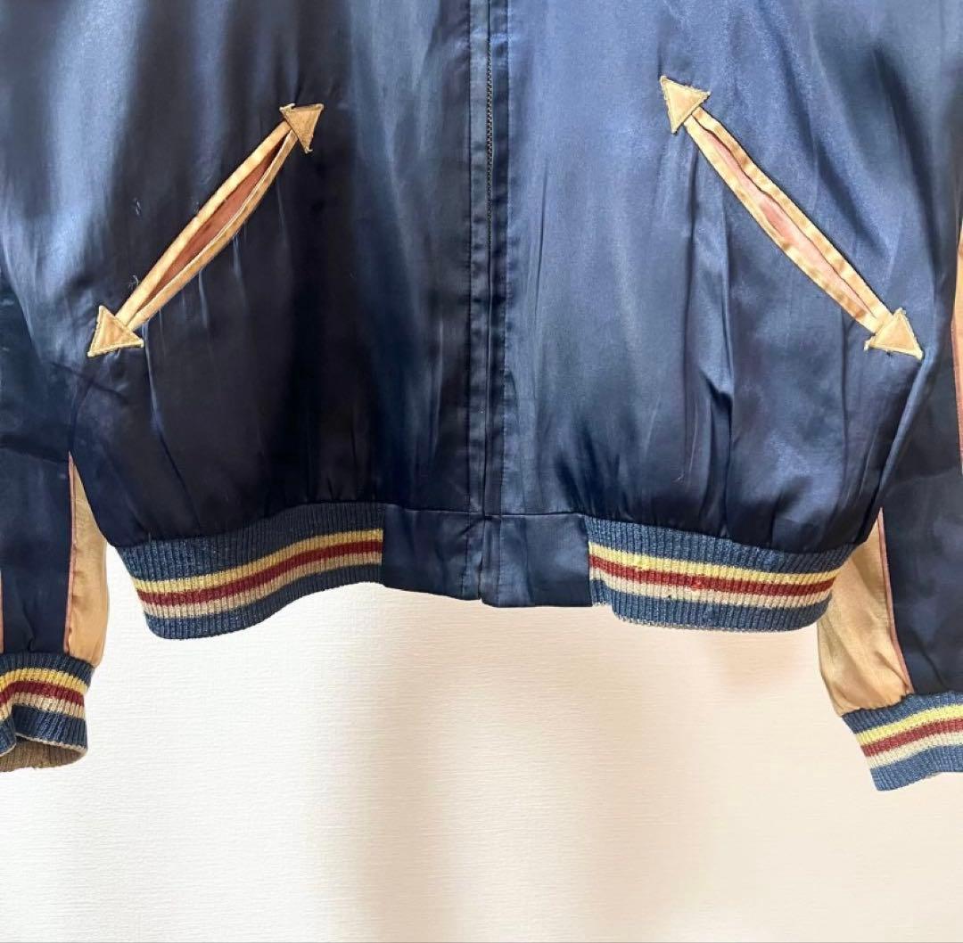 今週末まで値下げ　テーラー東洋 スカジャン ウクレレ アロハ 龍 リバーシブル