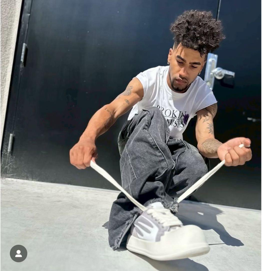 靴 rhime ASTROPOD GRAY UK42 US8.5 JP26.5c