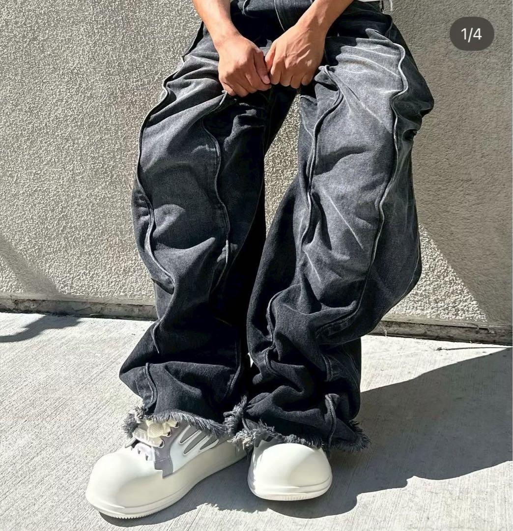 靴 rhime ASTROPOD GRAY UK42 US8.5 JP26.5c