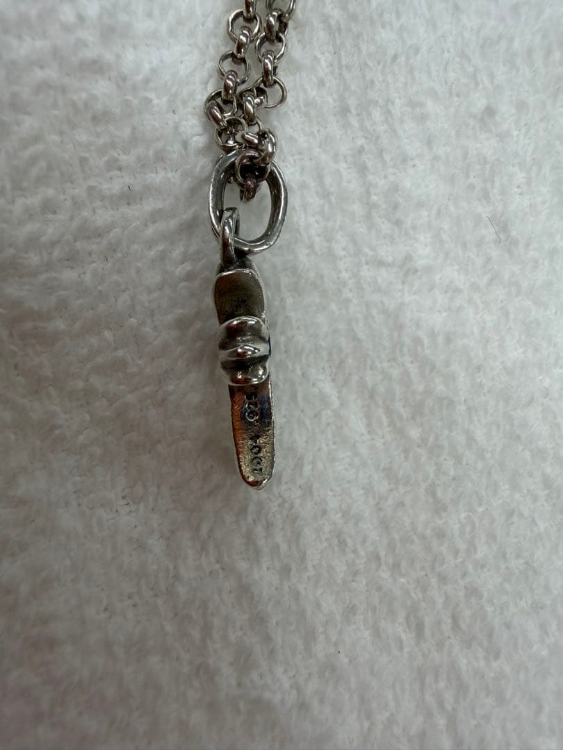 クロムハーツベビーファット+サファイヤ+ロールチェーン三点セット❗️証明書つき！