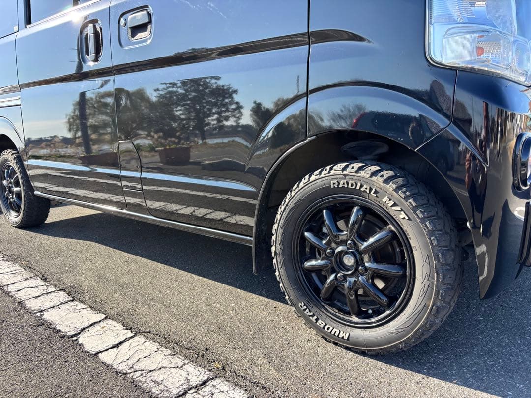 z*y様 マッドスター オフロードタイヤ ホイール4本セット155\65\r13