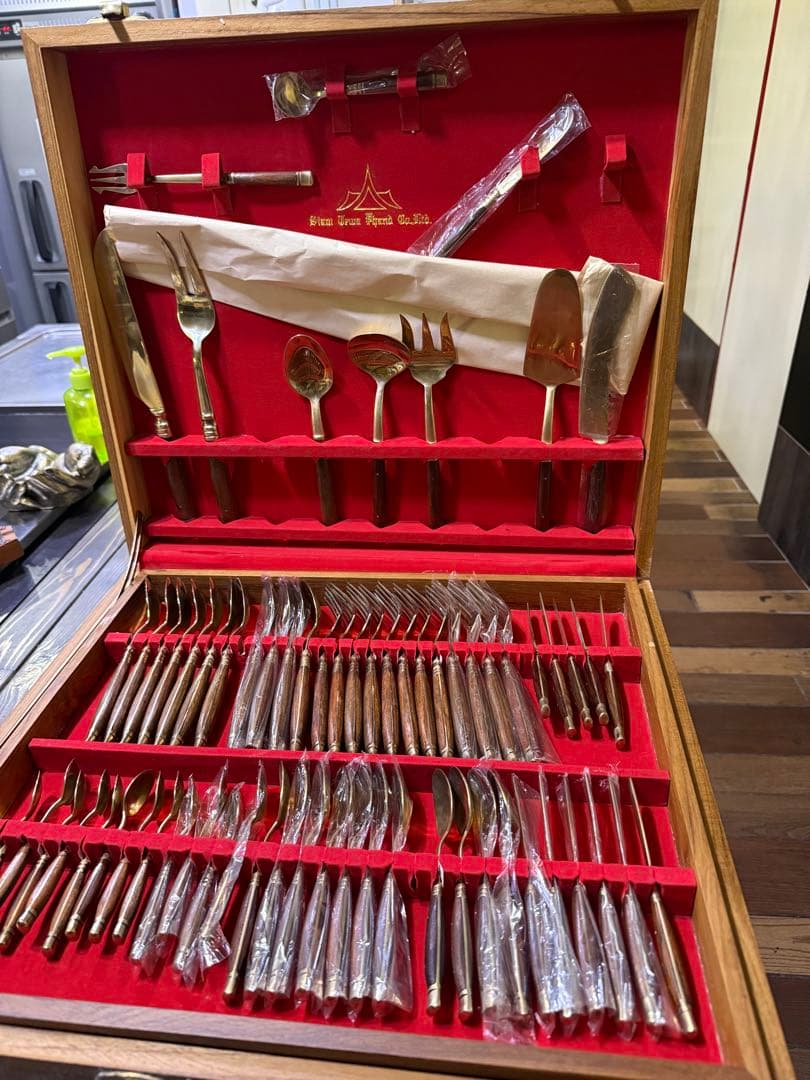 Siam Towa Phand 高級カトラリーセット 48本入 ビンテージ 箱付