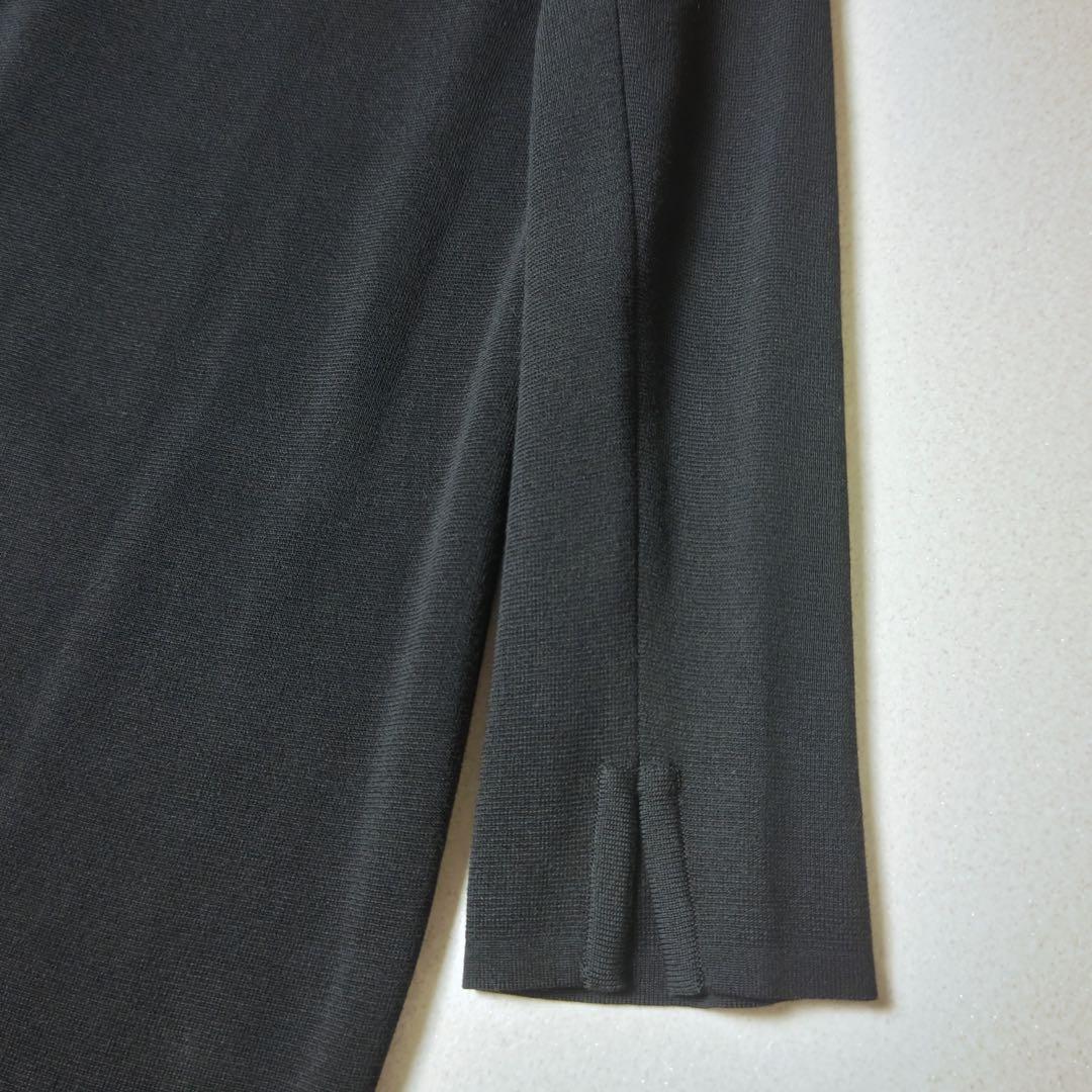 イヴサンローラン　ニットワンピース　黒　エレガント　YSL　上品　ヴィンテージ