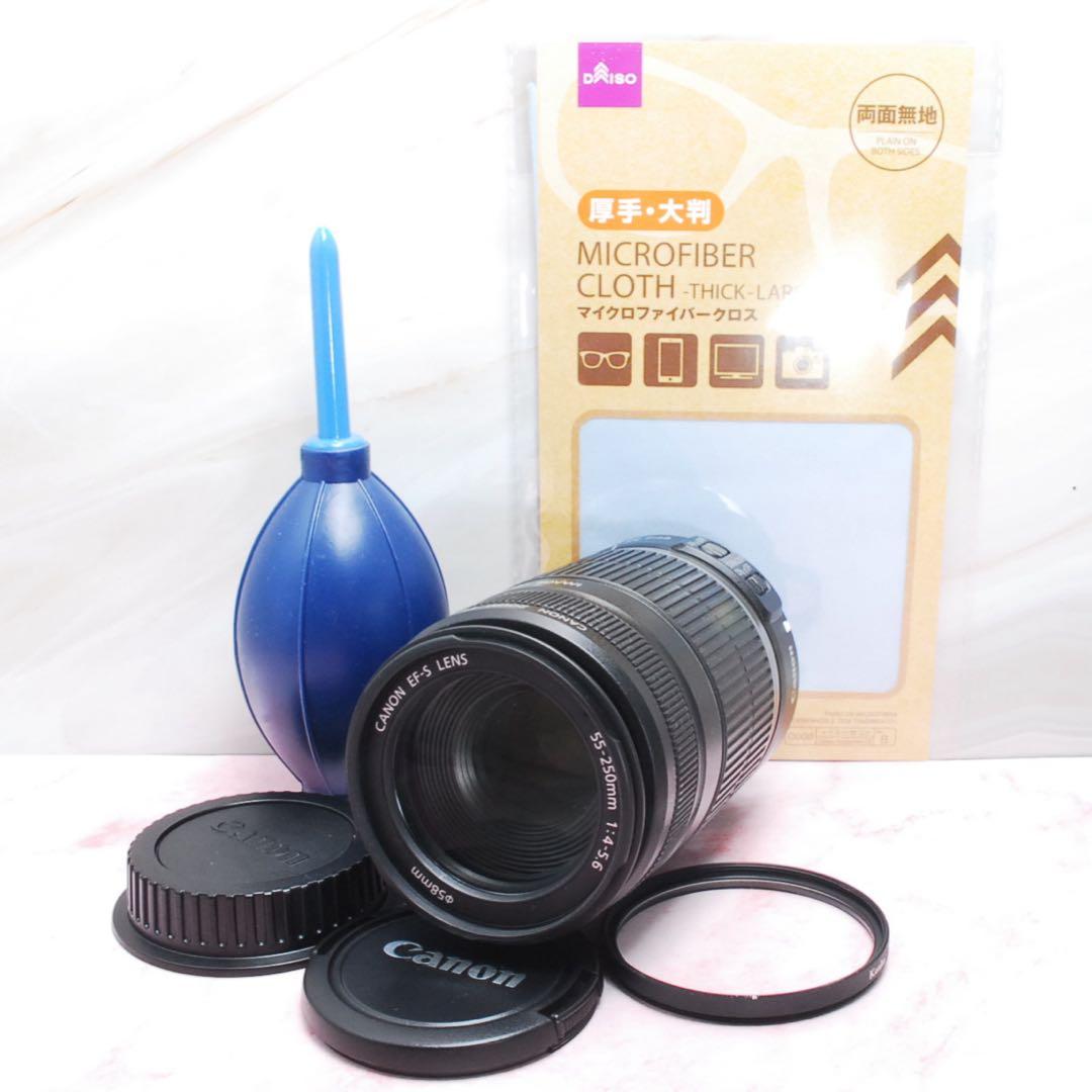 手ぶれ補正付き✨Canon EF-S 55-250mm IS✨望遠レンズ