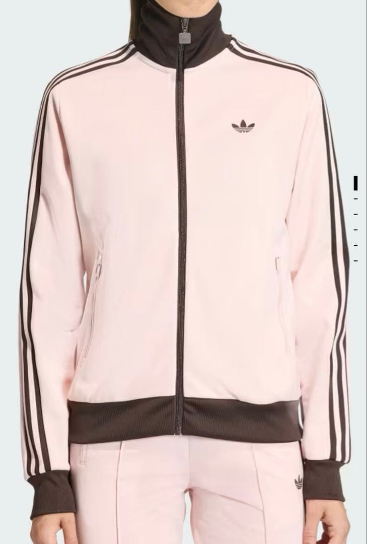 adidas ピンク　トラックジャケット