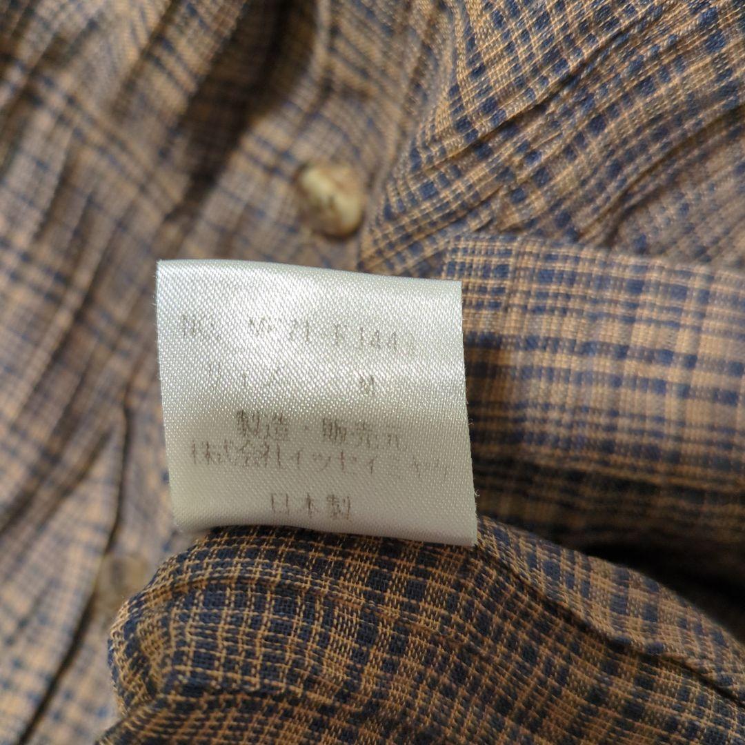 ISSEY MIYAKE MEN　マオカラーリネンシャツ