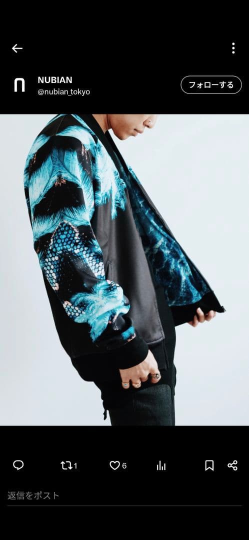 JUN NAKAYAMA ジャケット ジャージ トップス