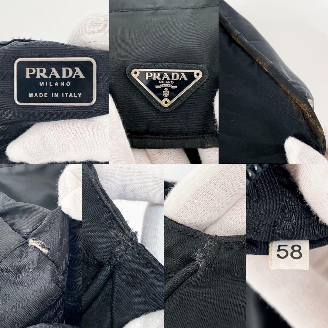 【正規品】プラダ PRADA 三角ロゴ ショルダーバッグ ナイロン 黒 男女兼用