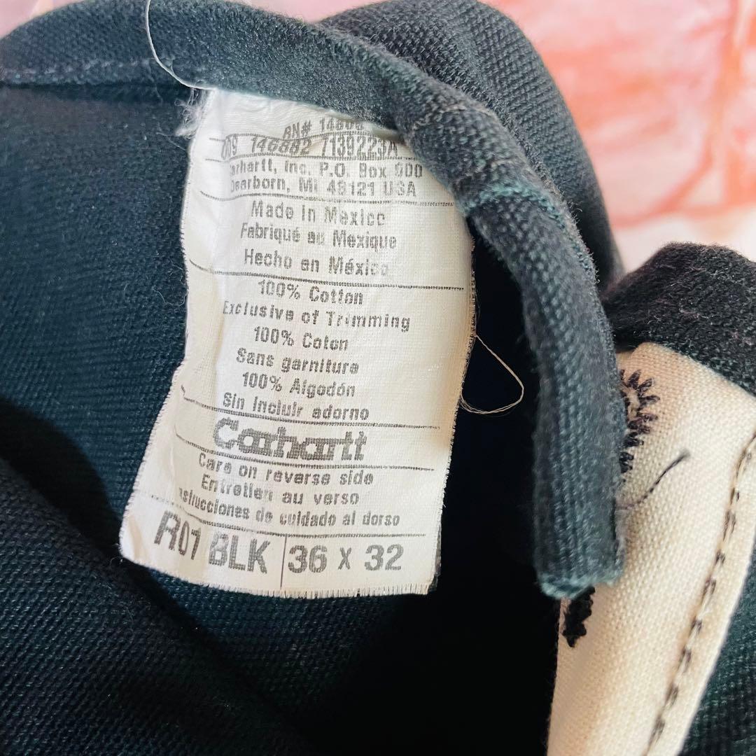 【激レア】カーハートcarhartt ダブルニーオーバーオール　W36 XL古着