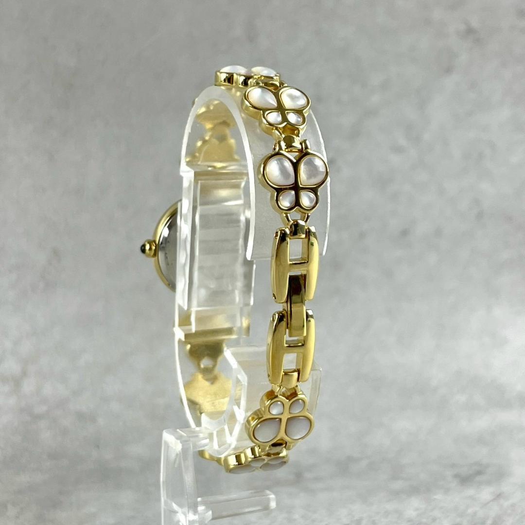 美品 超希少時計 VEXCEL ヴェクセル バタフライ白蝶貝 クォーツ